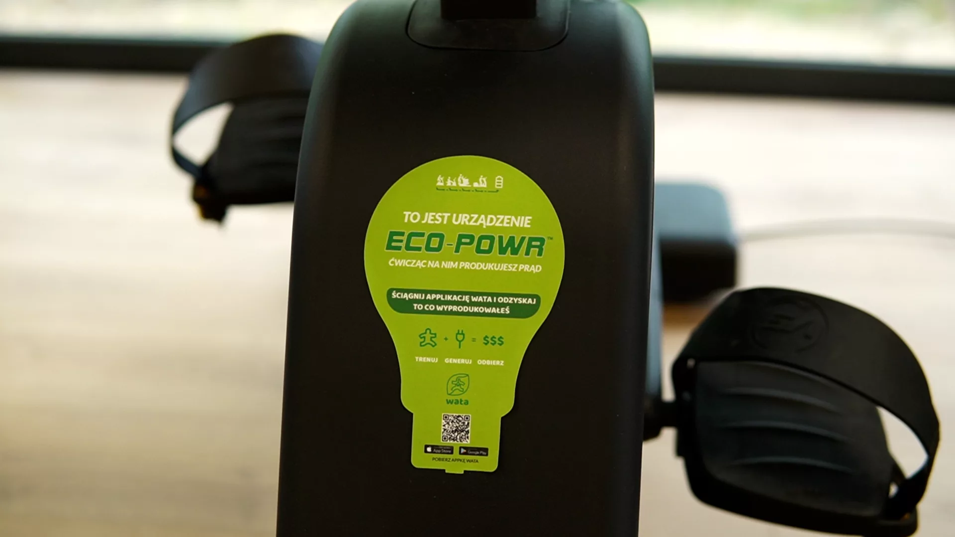 ECO-POWR™ - pomysł na siłownię zasilaną energią ludzkich mięśni