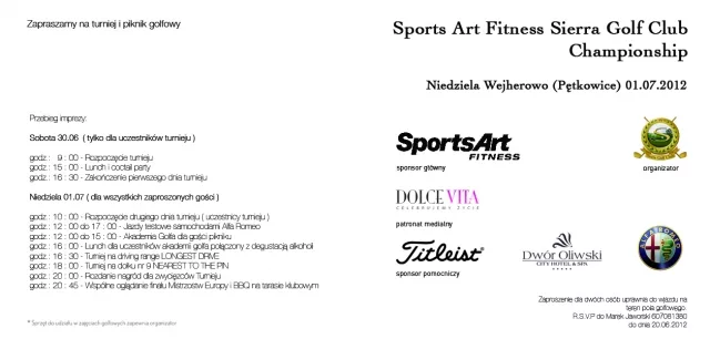 Jubileuszowy Turniej w Sierra Golf Club