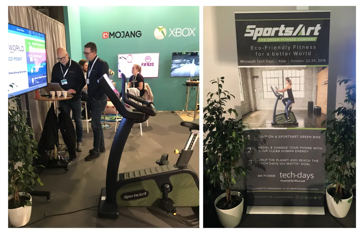 SportsArt at Microsoft Tech Days