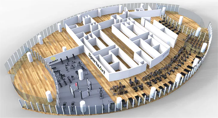 Jaką powierzchnię powinien mieć klub fitness?